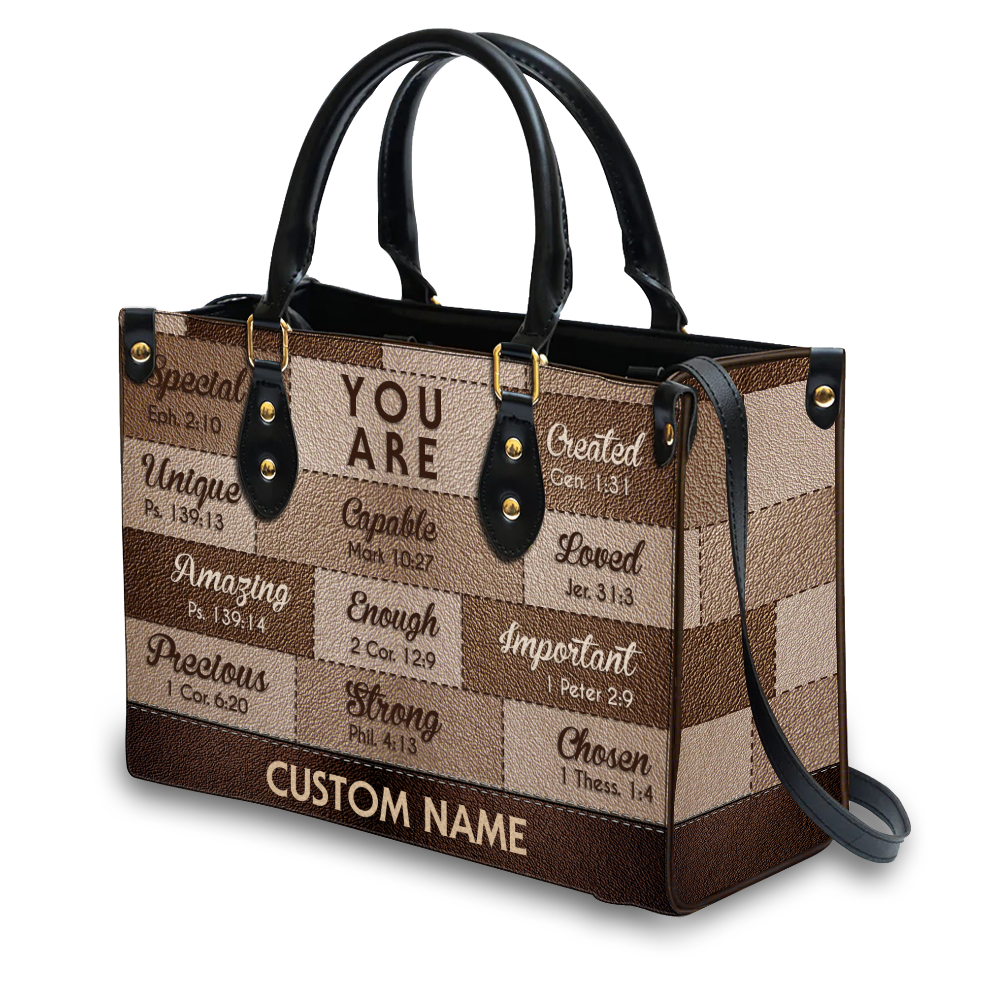 Colored Leather Texture Inspirational You Are Custom Leather Handbag - Personalized Custom Leather Bag