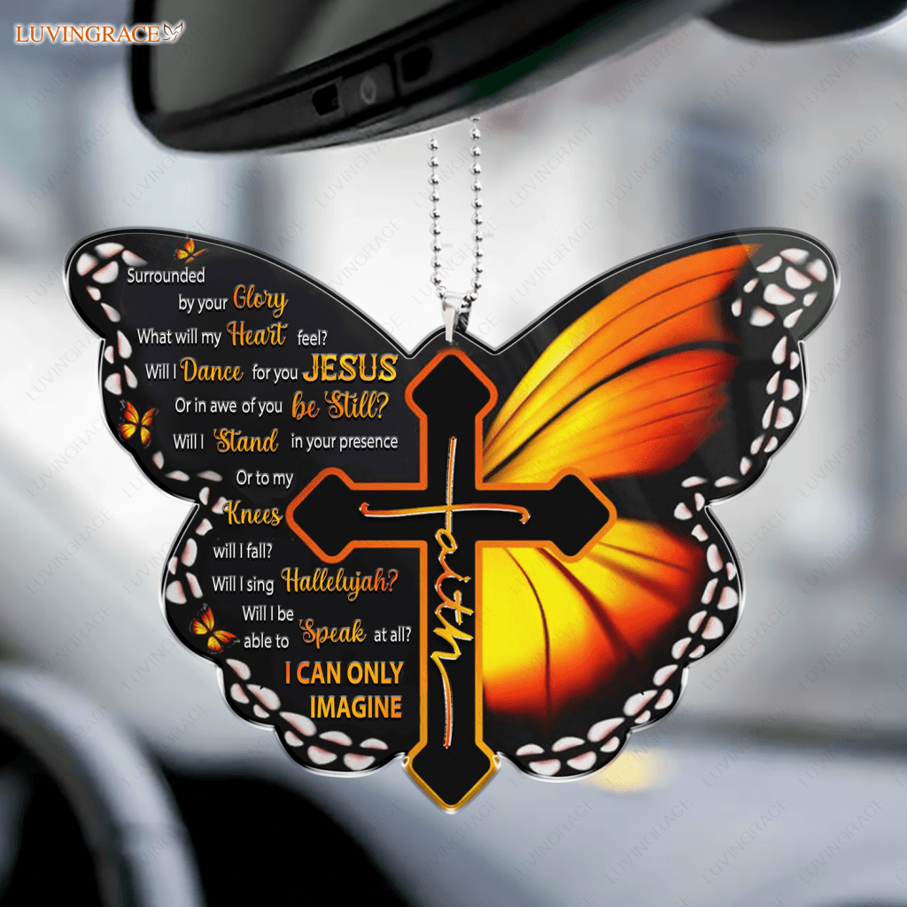 Butterfly Love Surrounded By The Glory Ornament