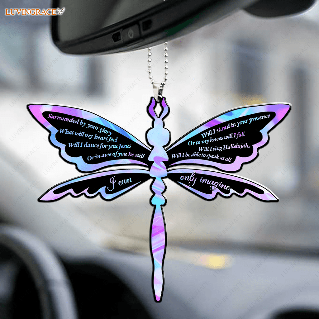 Hologram Dragonfly By Glory Ornament