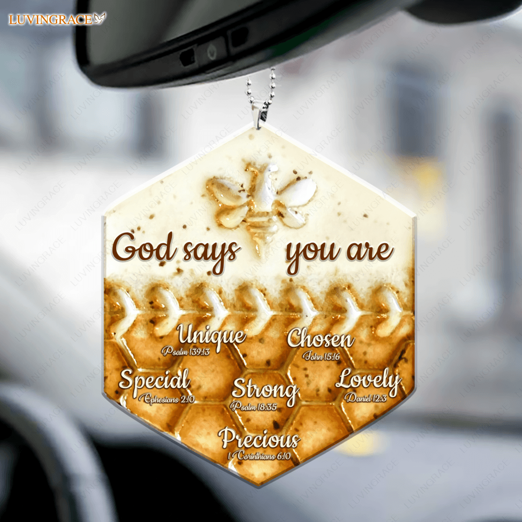 Honeybee God Says You Are Ornament