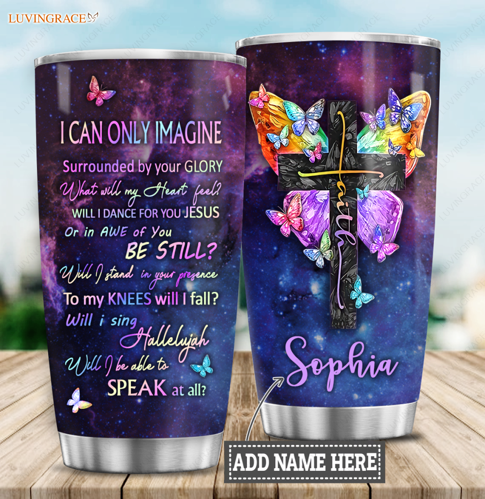 Personalized Color Butterfly Glory Tumbler Tumbler