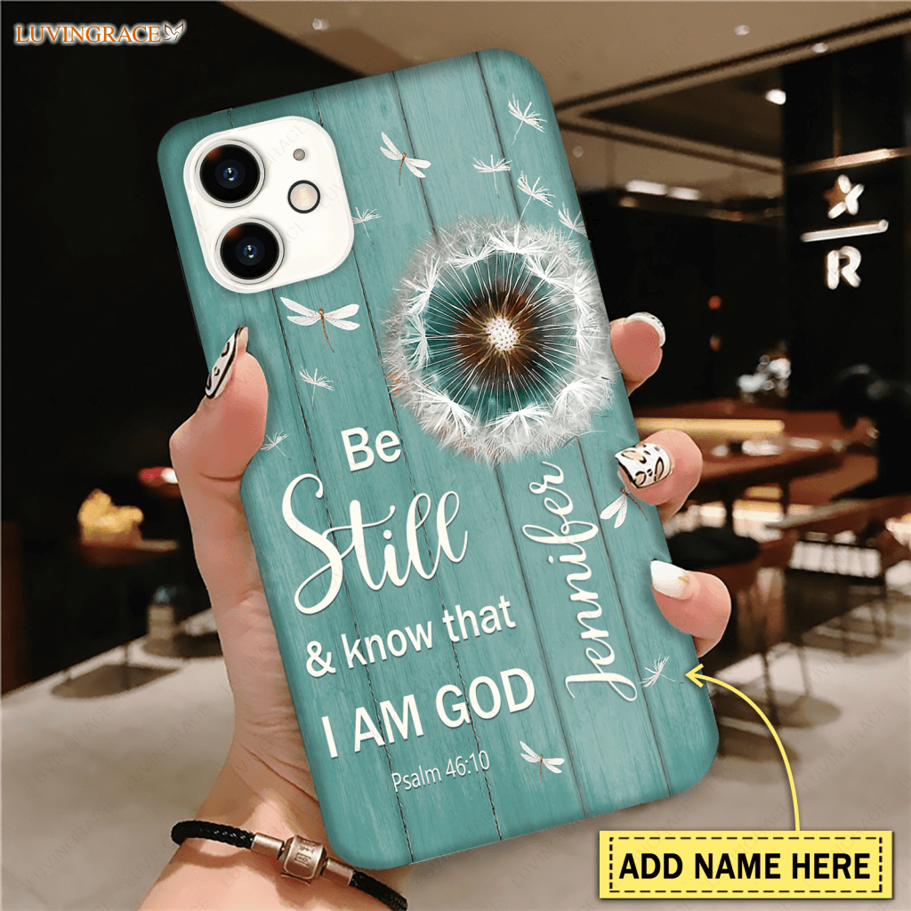 Personalized Dandelion Knows That You Are God Phone Case