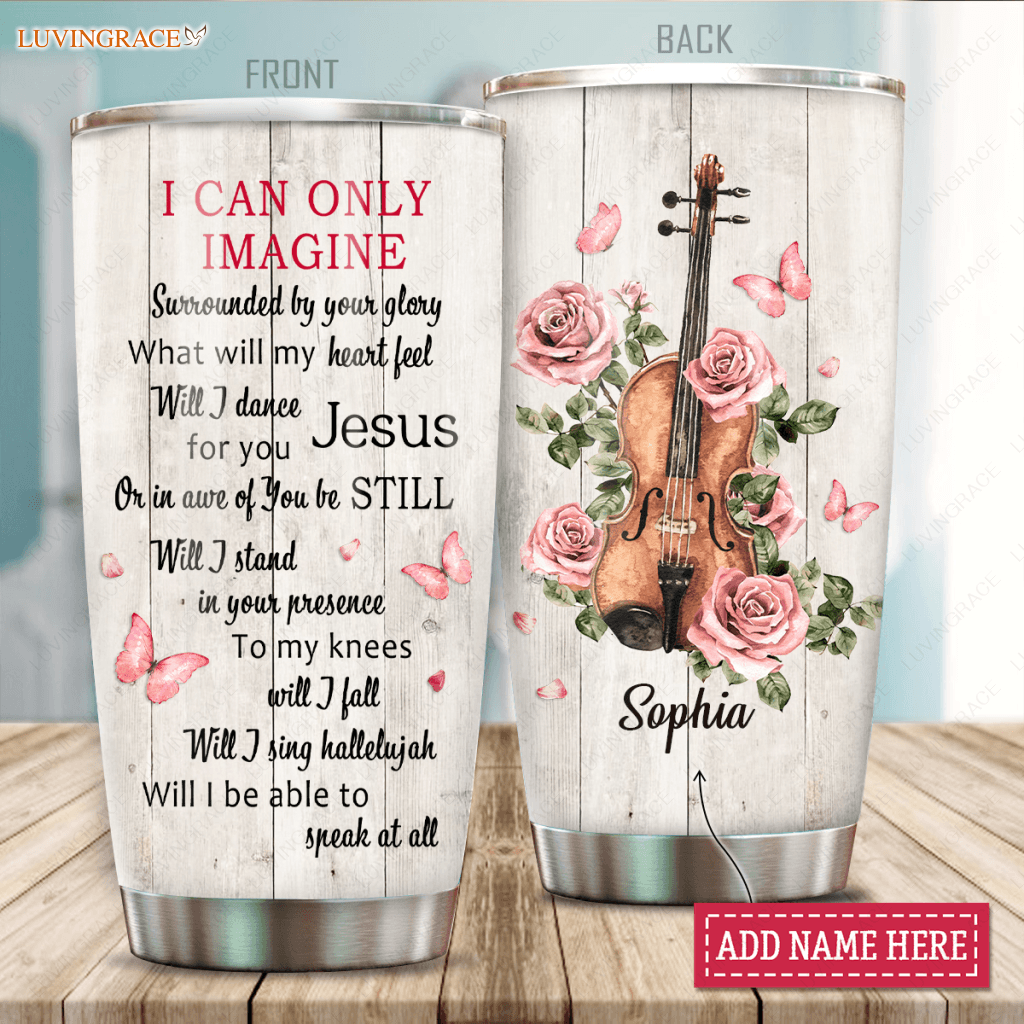 Violin Surrounded By Glory Personalized Tumbler Tumbler