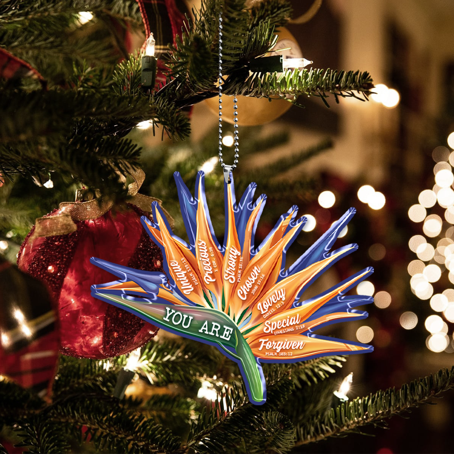 Bird Of Paradise Flower You Are 2023 Christmas Ornaments