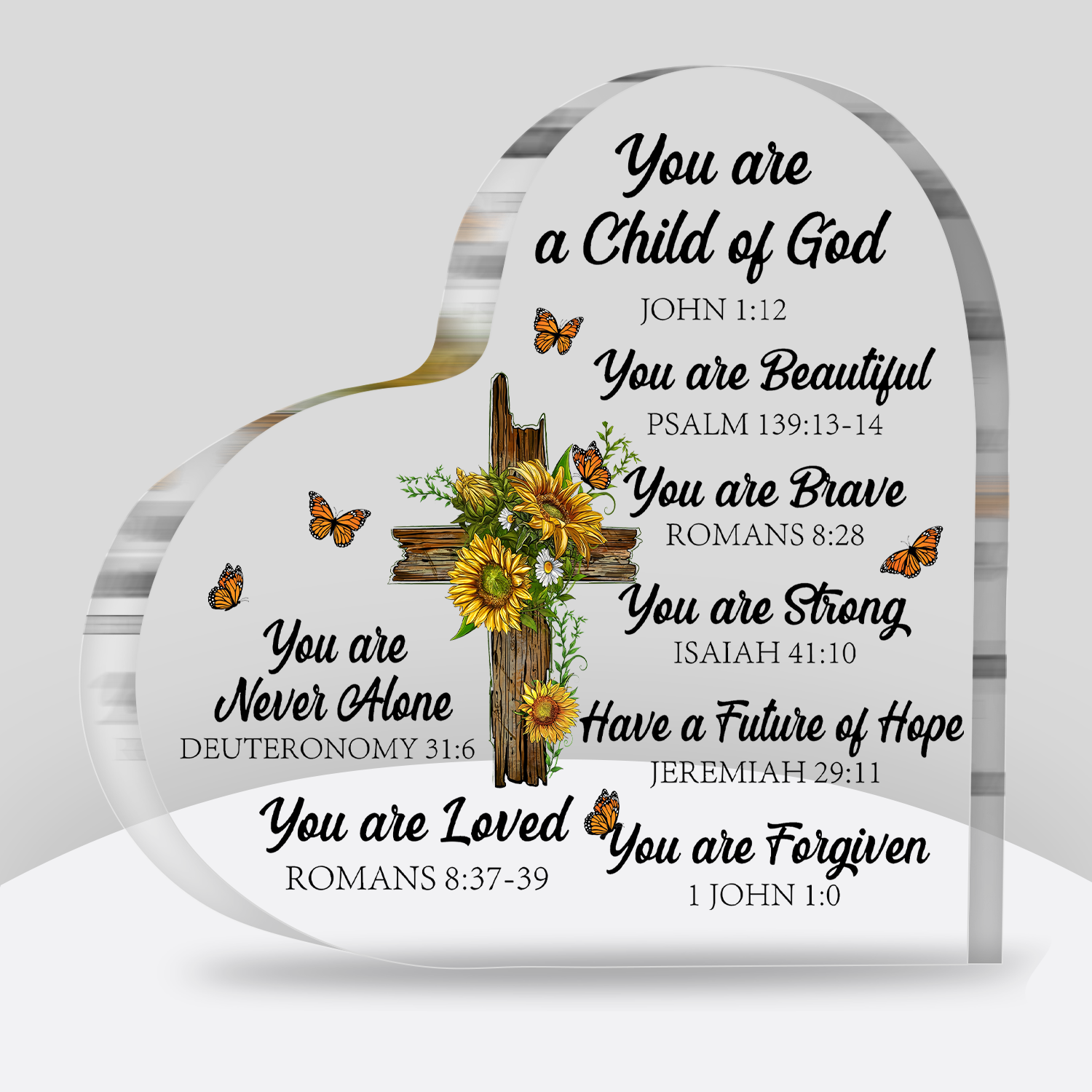 You Are A Child Of God Christian Gifts Religious Gifts Scripture Gifts For Women Inspirational Gifts With Bible Verse Acrylic Plaque