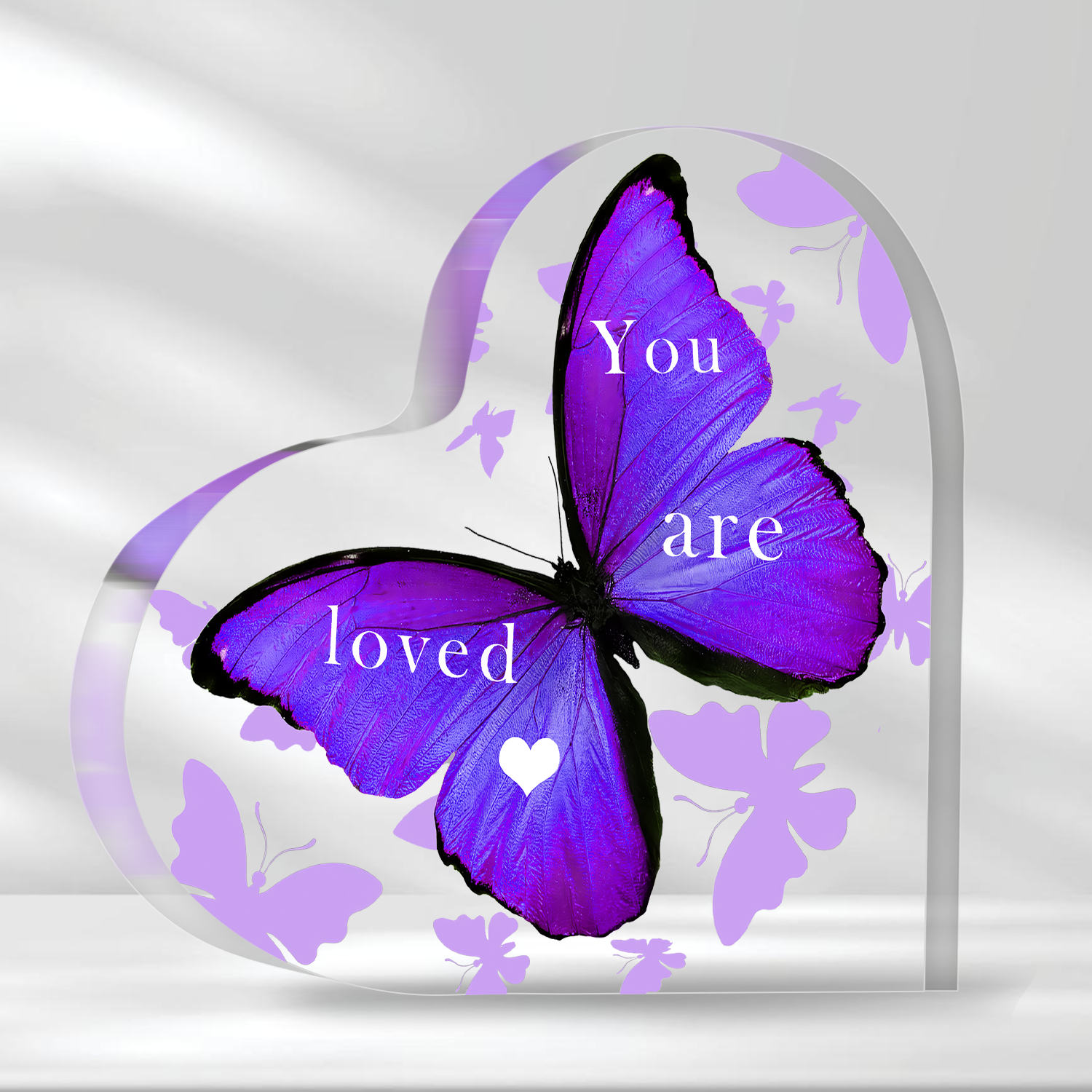 Butterfly You Are Loved Acrylic Plaque Christian Gifts Bible Verses Religious Gifts