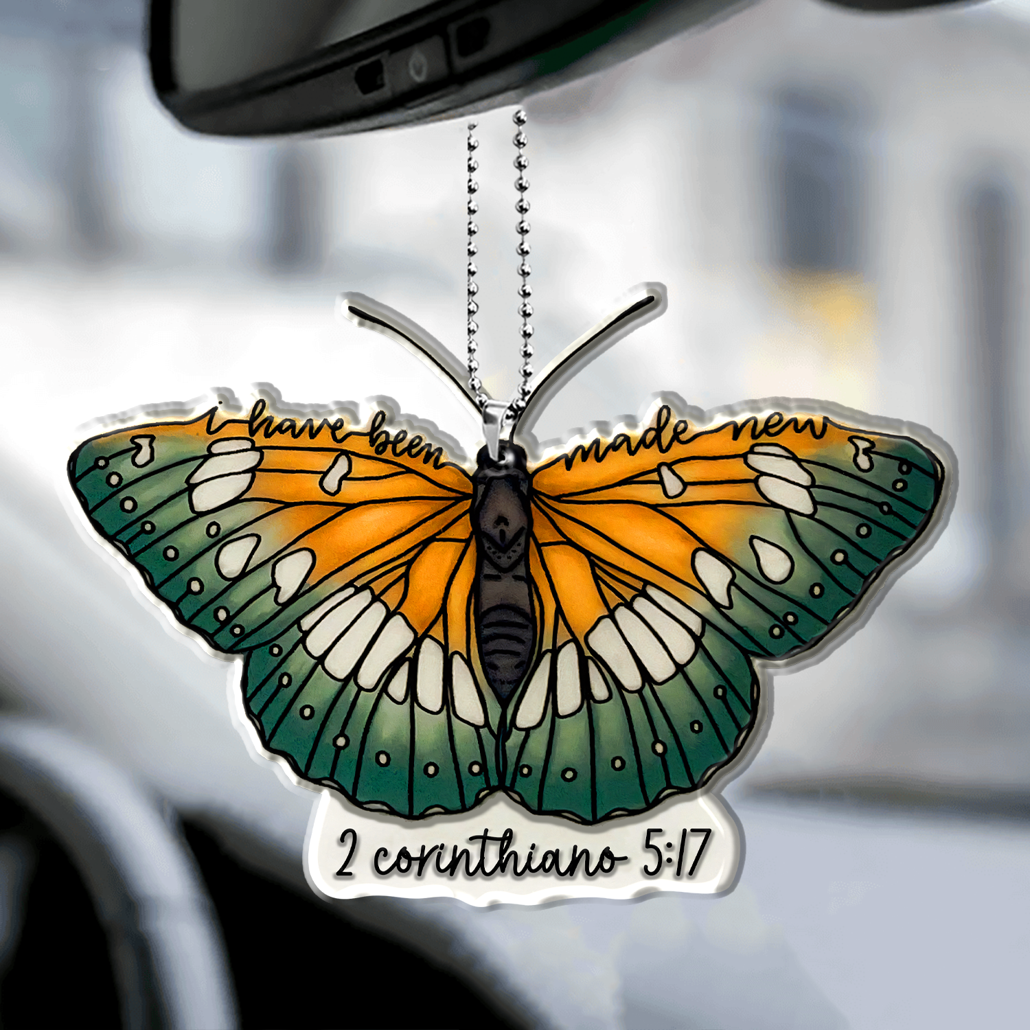Butterfly I Have Been Made New Christian Gifts For Women, Birthday Gifts For Women, Ornament Gift, Christmas Ornament Car Hanging