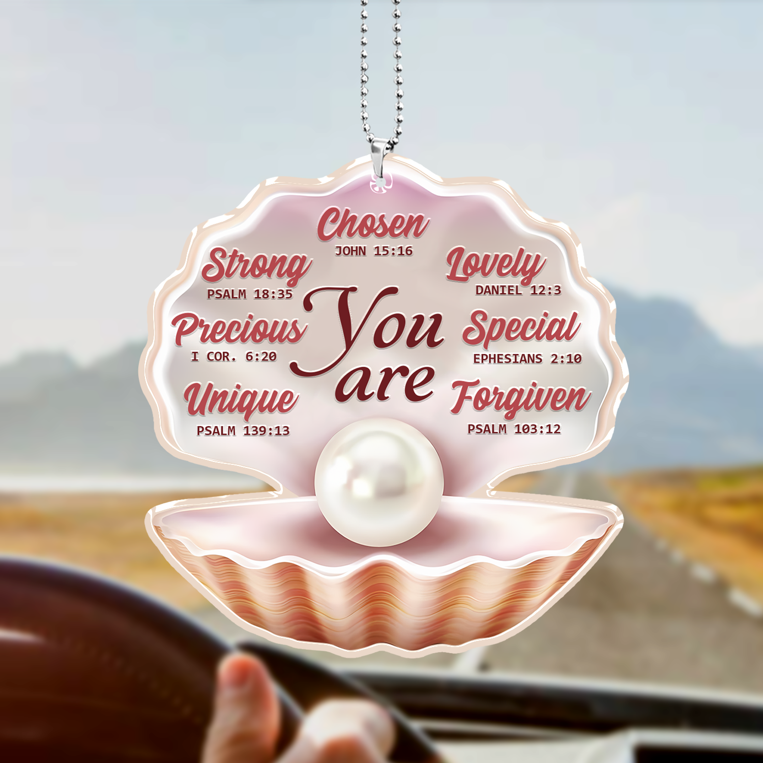 Pearl In Sea Shell You Are 2023 Christmas Ornaments