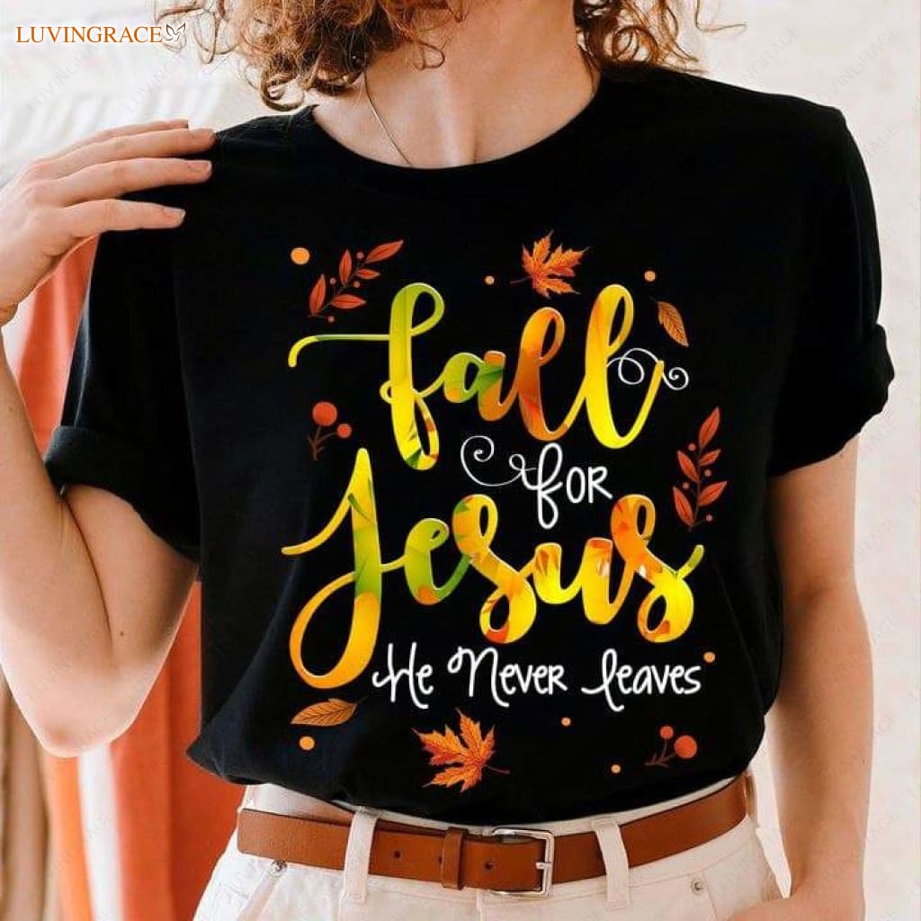Autumn Fall For Jesus Shirt