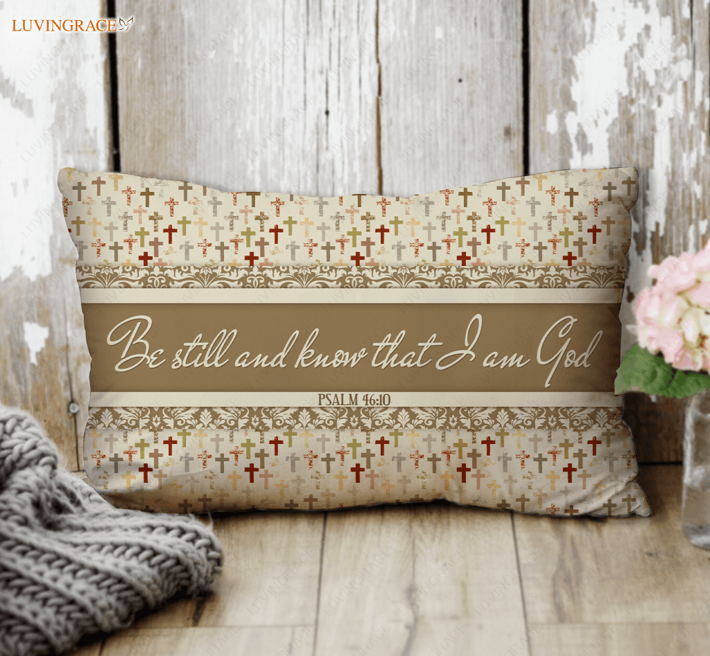 Be Still And Know Rectangular Pillow