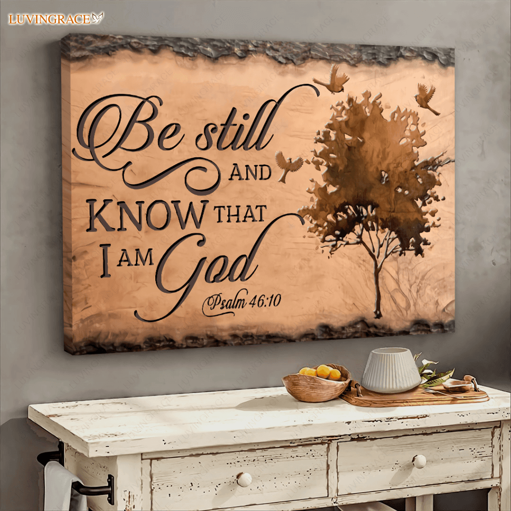 Be Still And Know That I Am God Wall Art