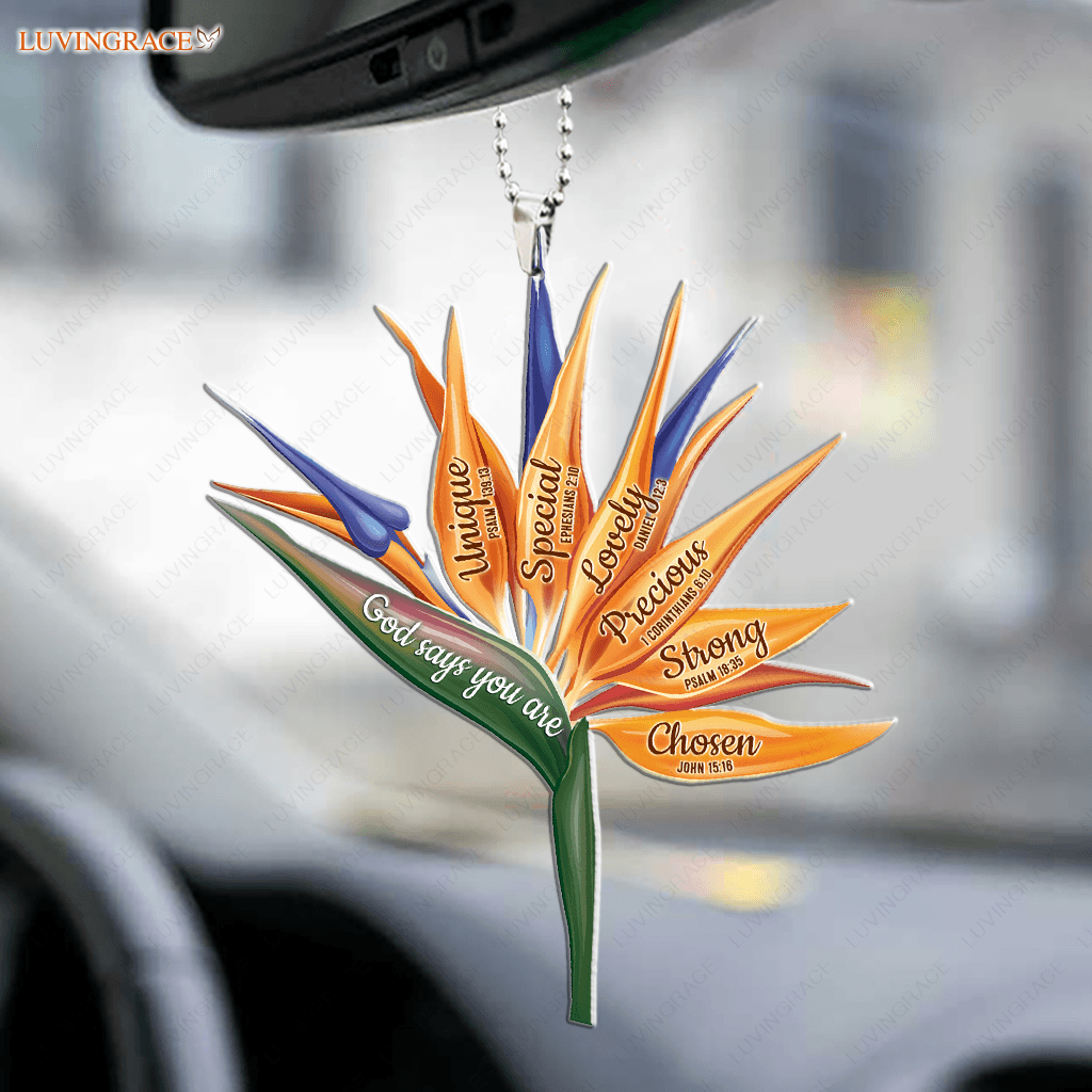Bird Of Paradise Flower God Says You Are Ornament