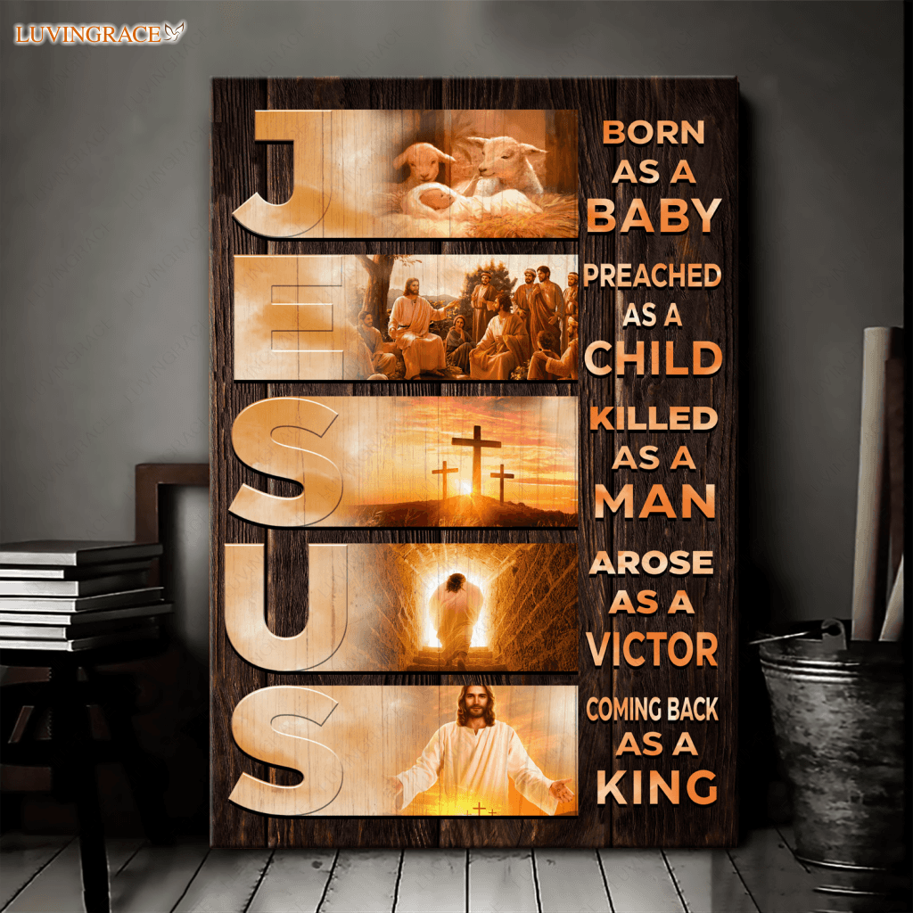 Born As A Baby Coming Back King Wall Art