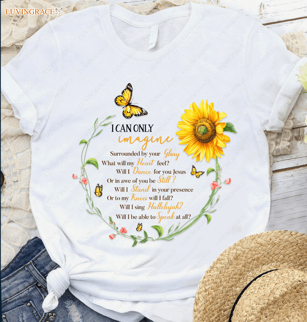 Butterfly And Sunflower By Glory T-Shirt Shirt