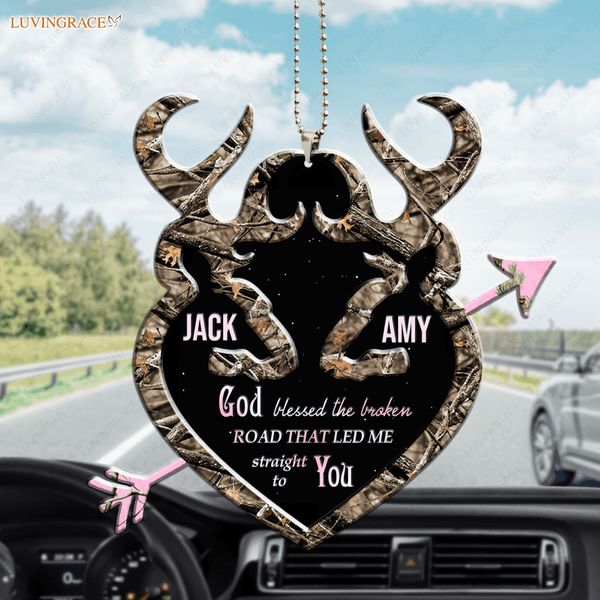 Personalized Gift for Wedding Newlywed Gift Buck and Doe Canvas