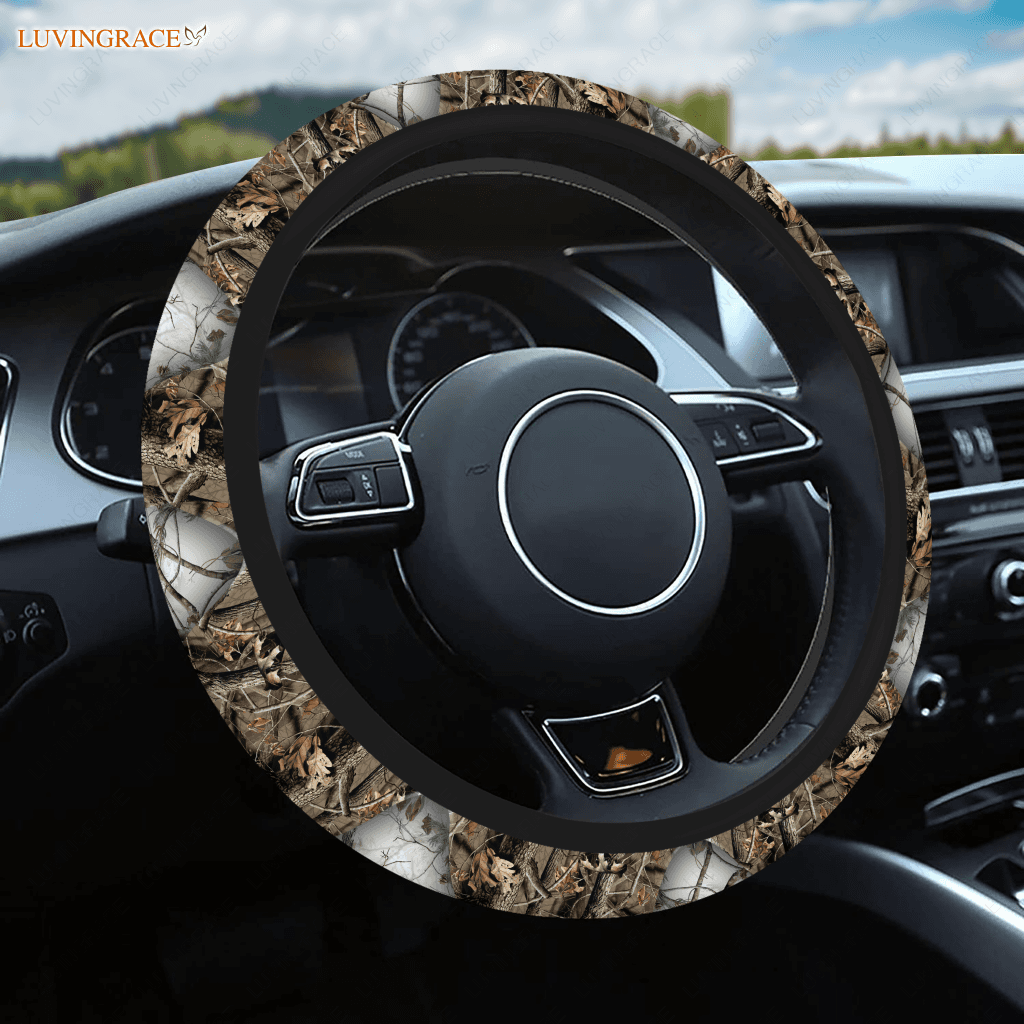 Camo Hunting Steering Wheel Cover Car Accessories