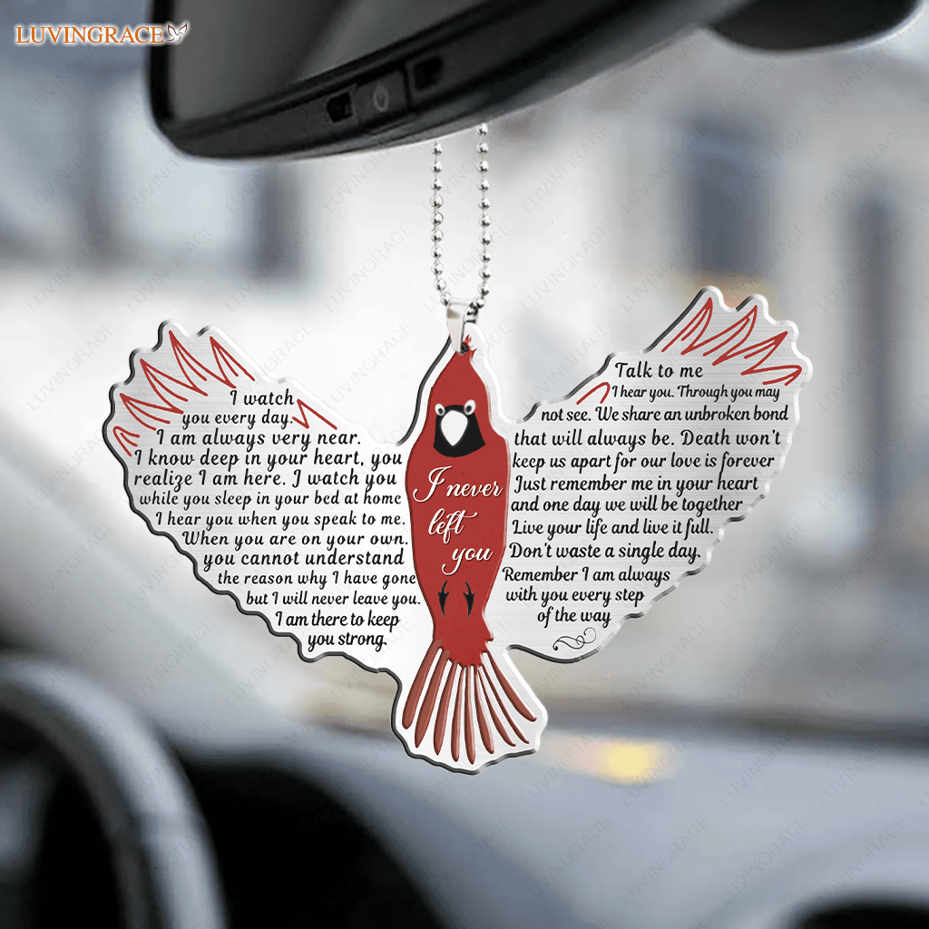 Cardinal I Never Left You Ornament