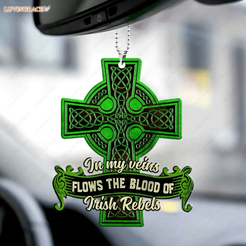 Celtic Cross Of Irish Rebels Ornament