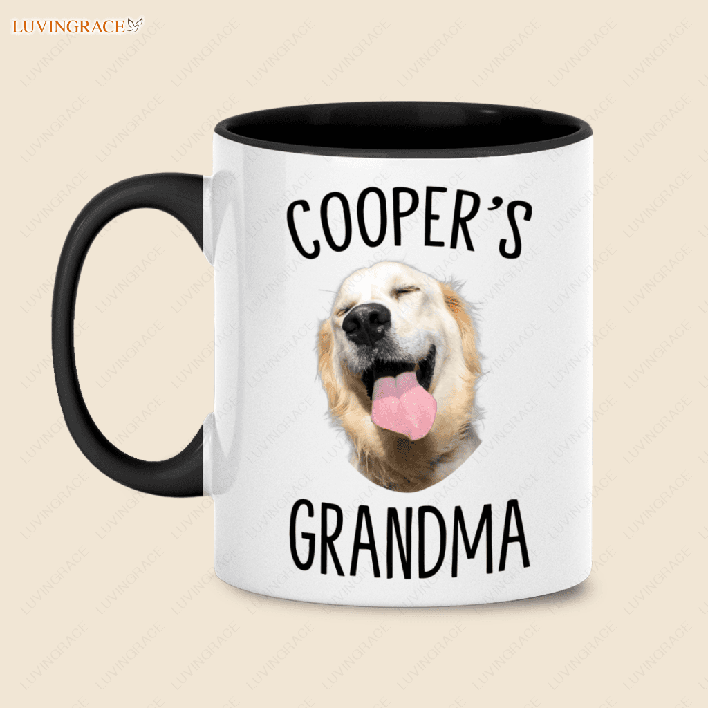 Custom Dog Grandma/Grandpa Gift - Personalized Mug Ceramic