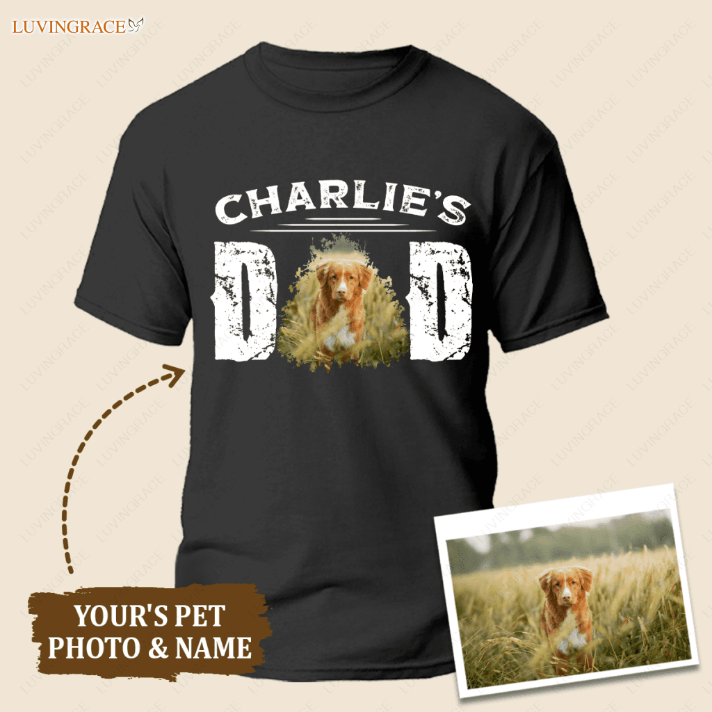 Dog Dad/Mom Basic Personalized Custom Tshirt Shirt