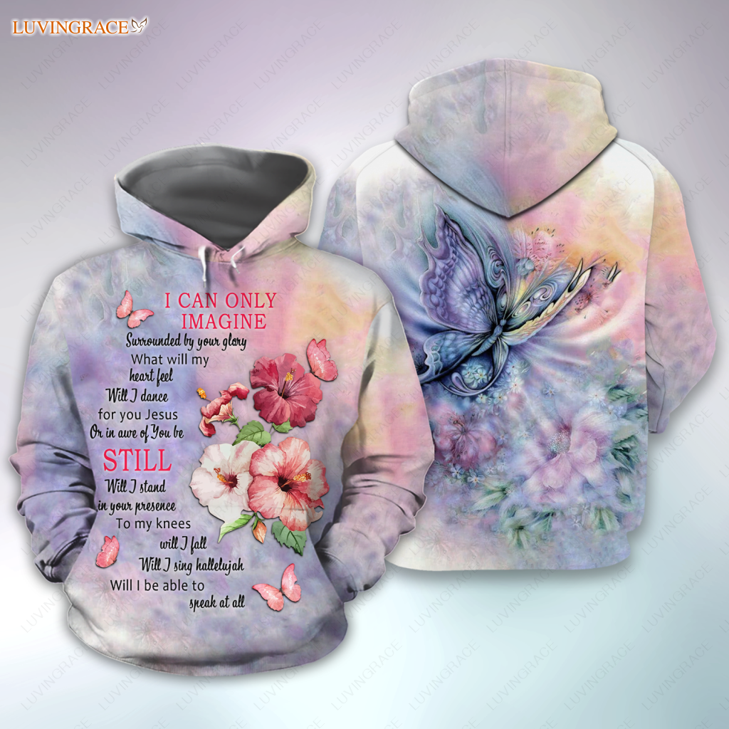 Dream Butterfly Glory In The Air Hoodie / S