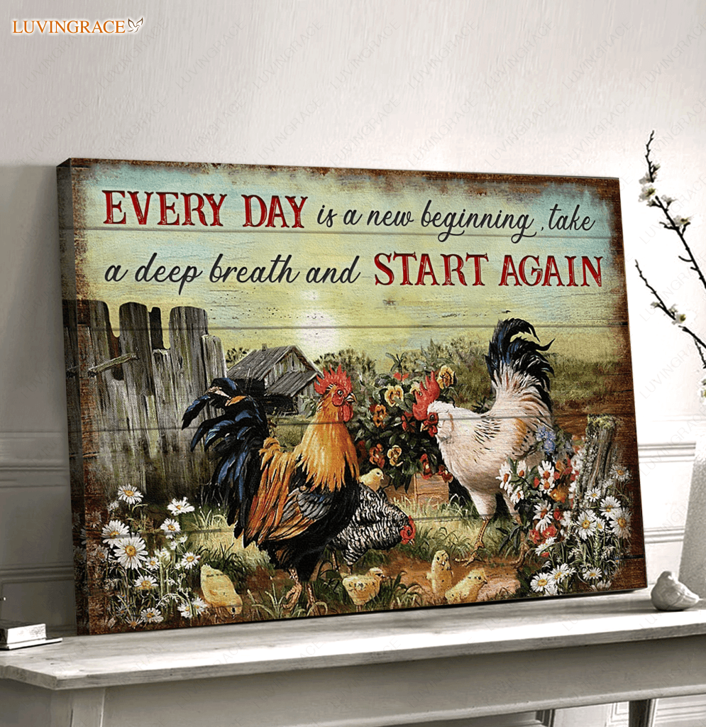 Everyday Is A New Beginning Wall Art