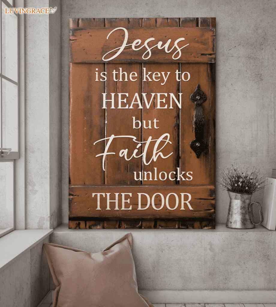 Faith Unlocks The Door Wall Art