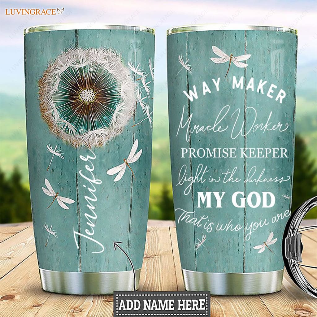 Faith Waymaker Personalized Tumbler - LuvinGrace Store