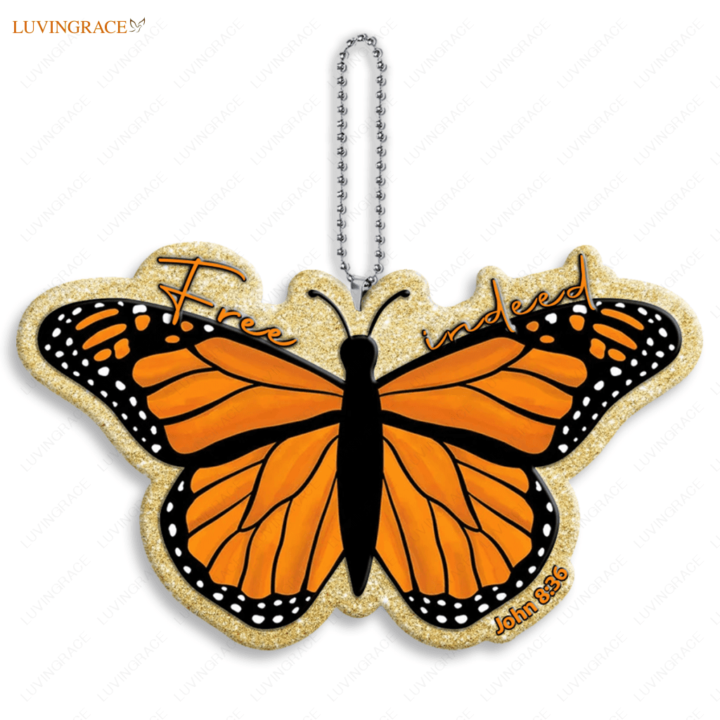 Free Indeed Monarch Butterfly Ornament