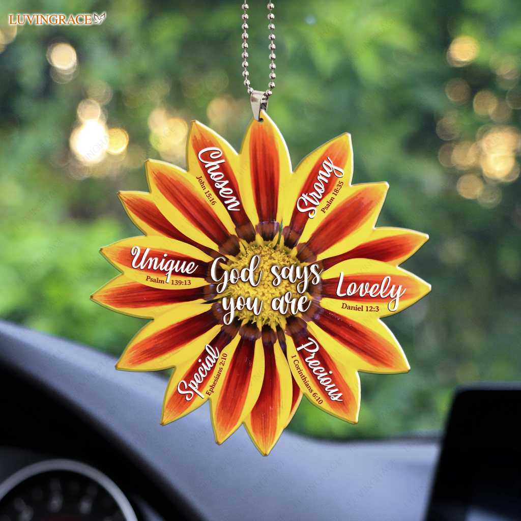 Gazania God Says You Are Ornament