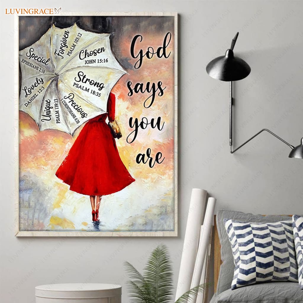 God Says You Are Chosen Special...wall Art Wall
