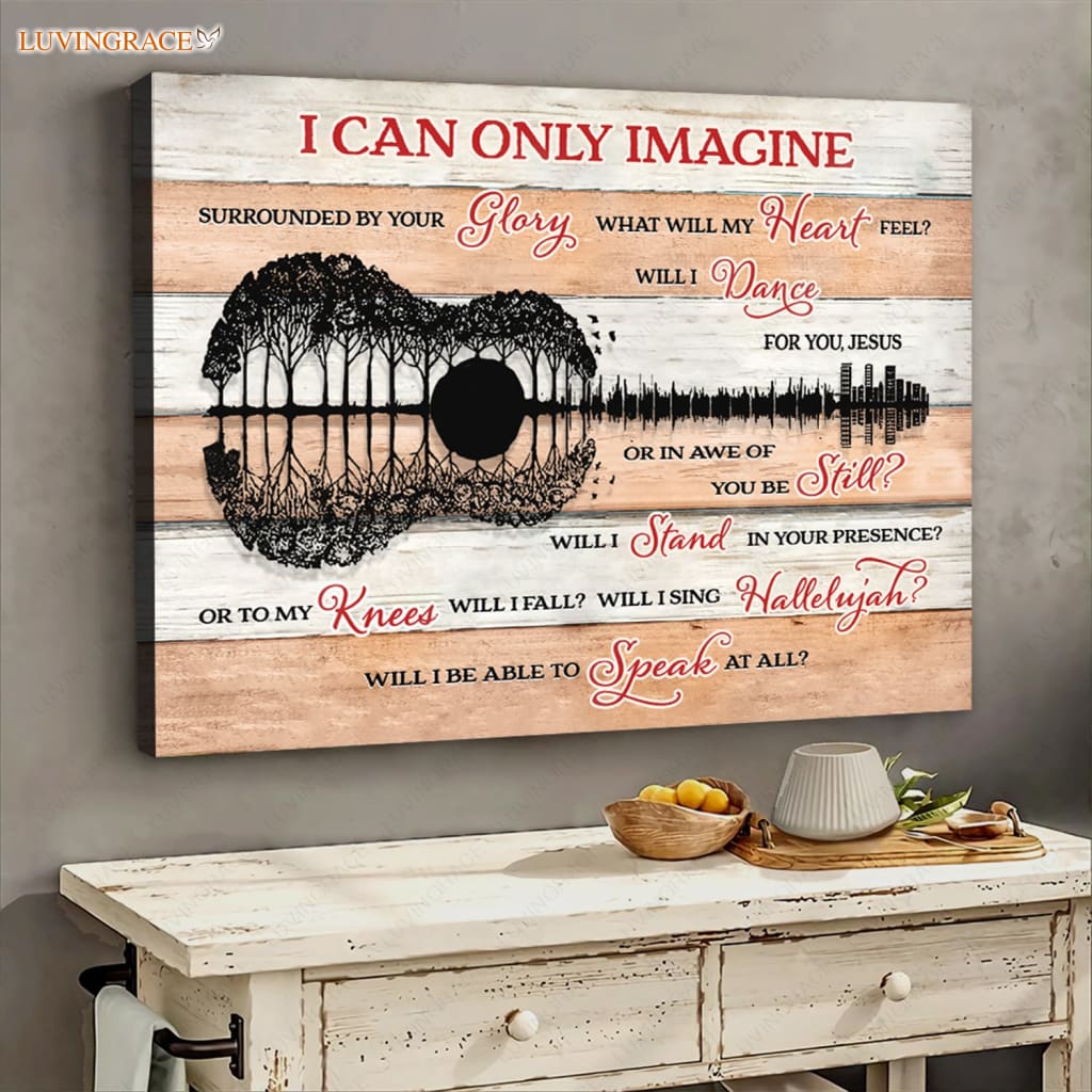 Guitar By Glory Canvas Wall Art