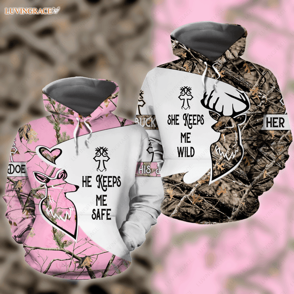 Camo on sale couple hoodies