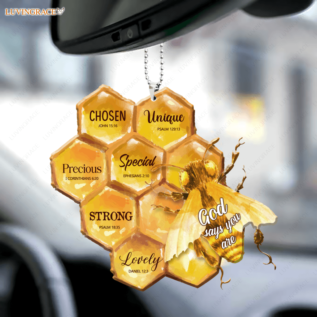 Honeycomb You Are Chosen Ornament