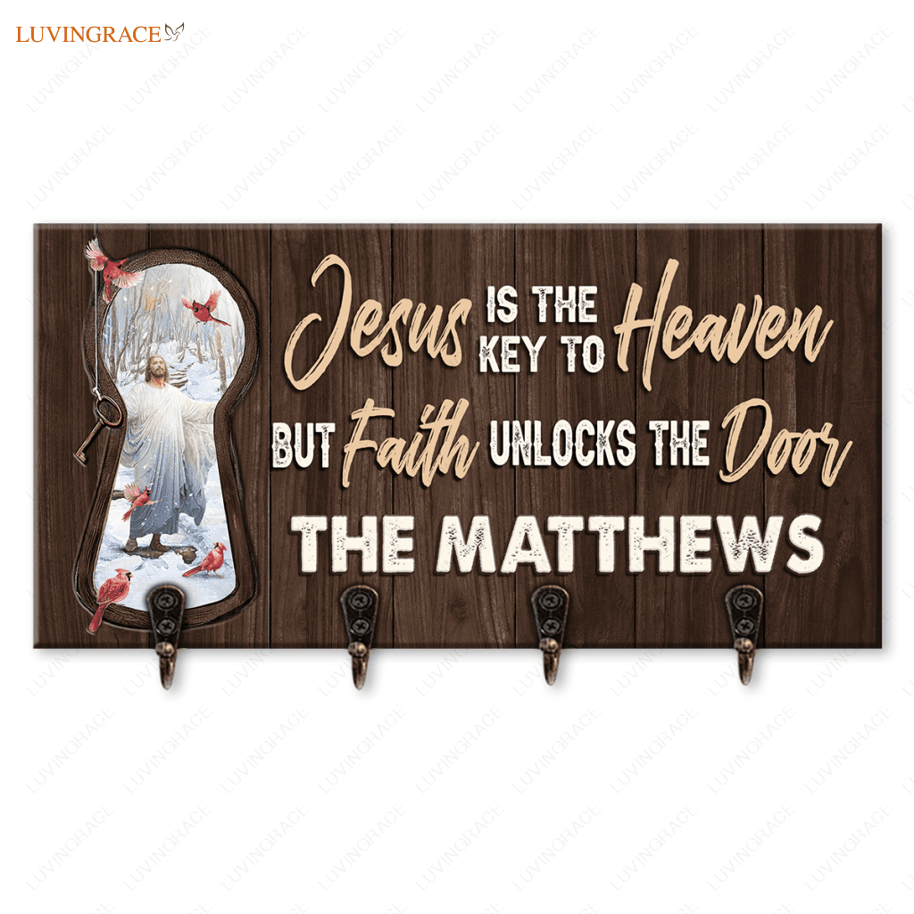 Jesus Christ Nothern Cardinal Is The Key To Heaven Personalized Hanger