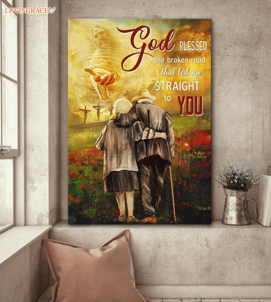 Jesus Hand Blessed Canvas Wall Art