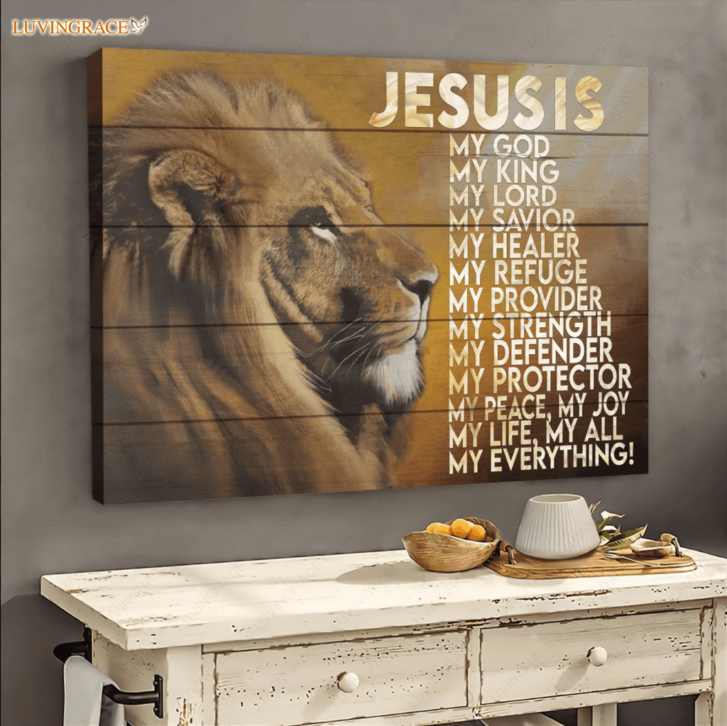 Jesus My King Lord Wall Art