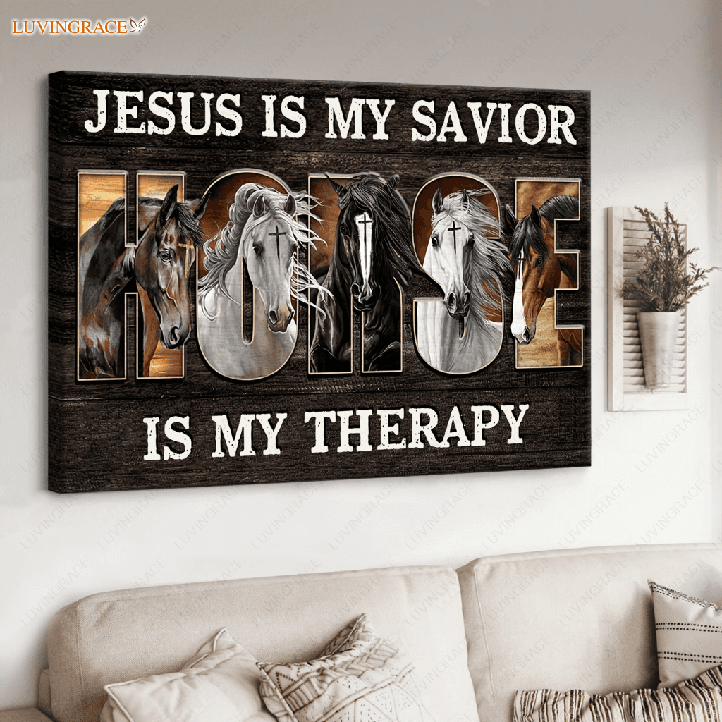 Jesus Savior Hose Therapy Wall Art