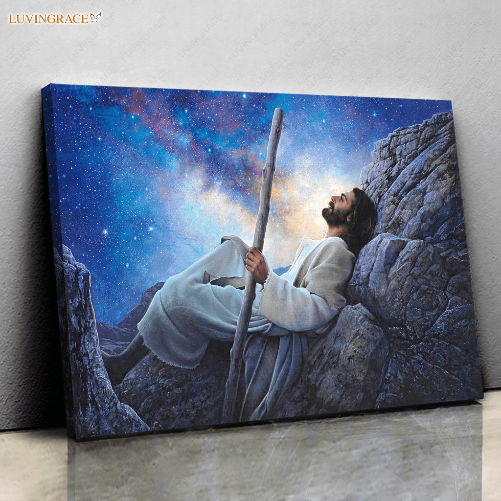 Jesus Stargazing Wall Art