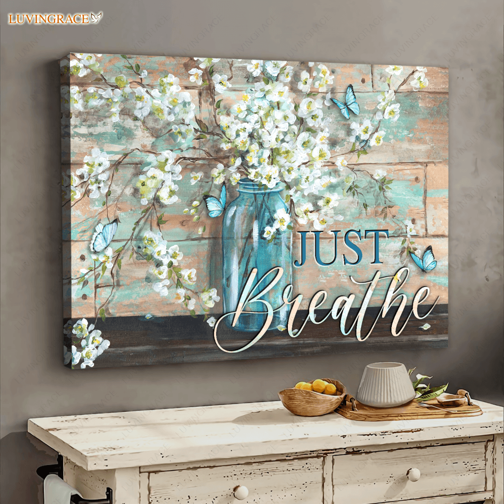 Just Breathe Blossoms Wall Art