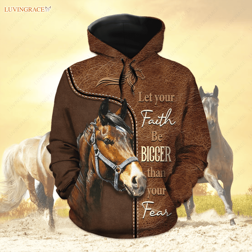 Let Your Faith Be Bigger Than Fear Hoodie / S