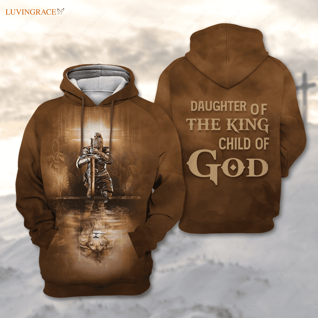 Lion Daugter Of The King Child God Hoodie / S