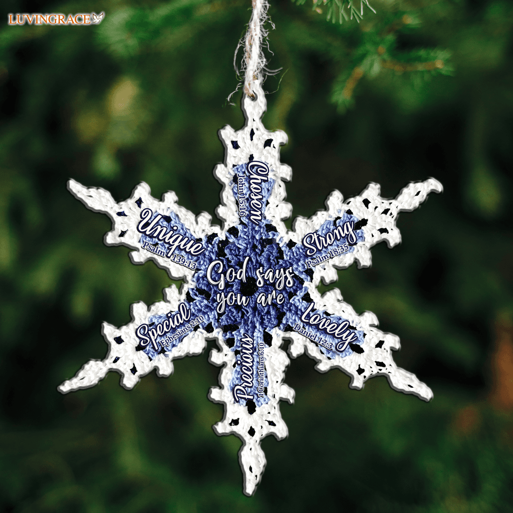 Magical Snowflakes You Are Ornament