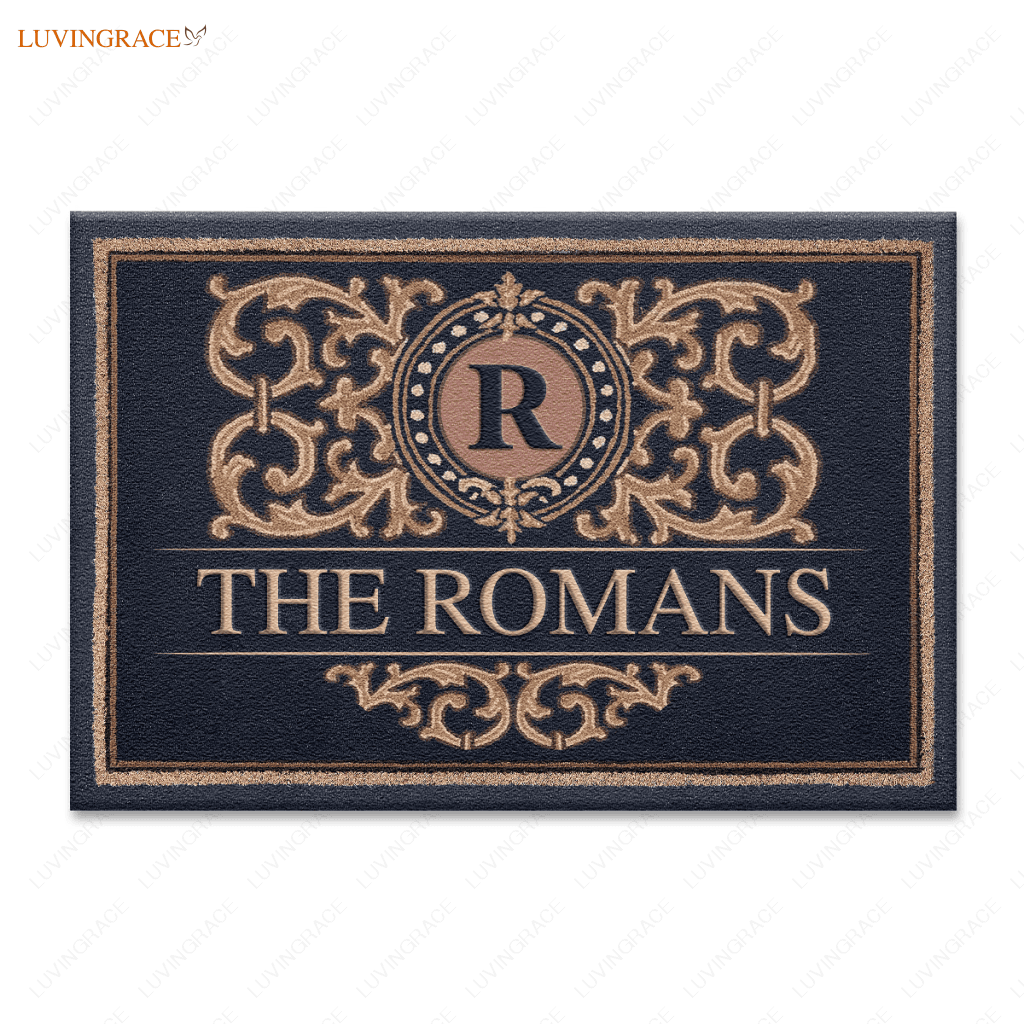 Monogram Personalized Family Doormat