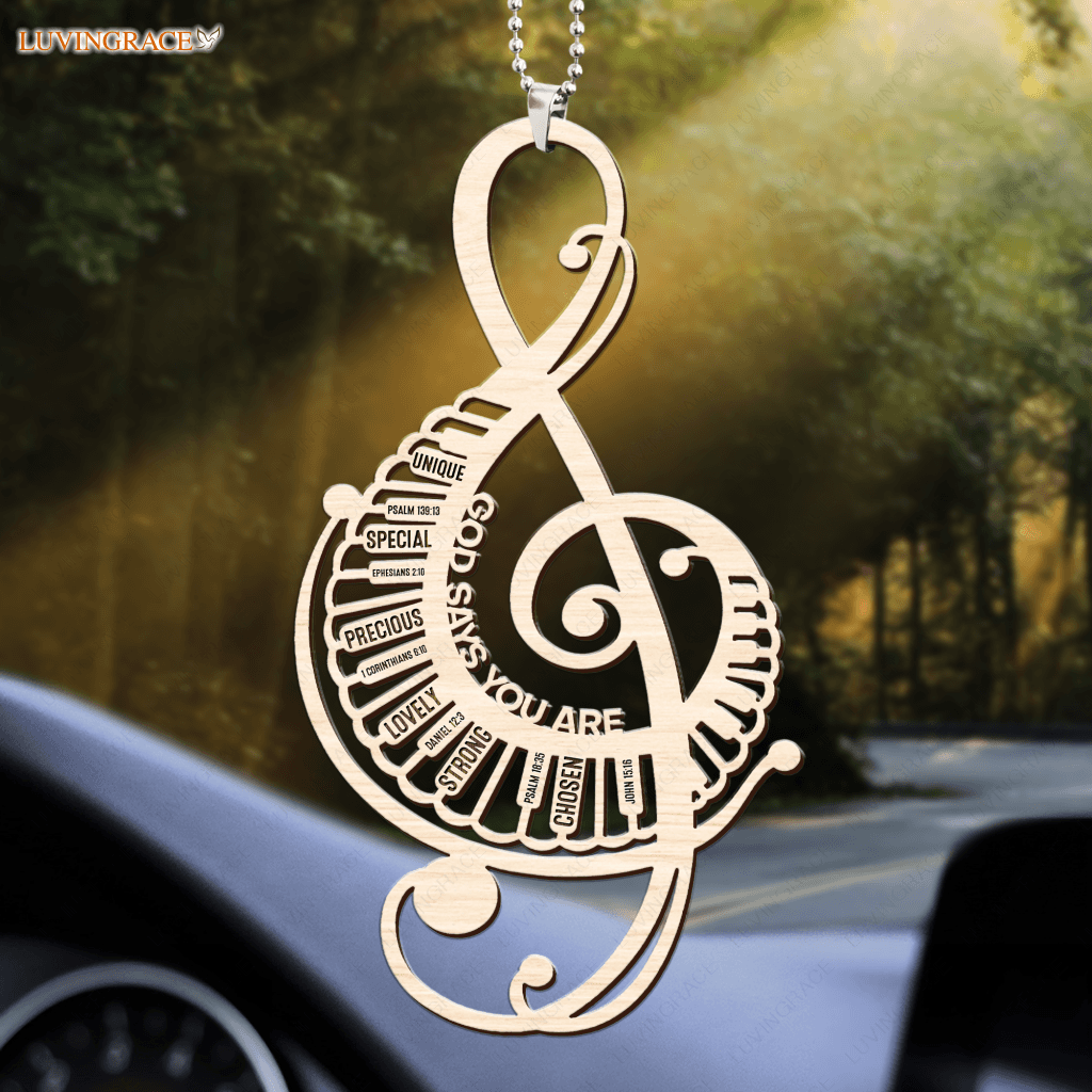 Music Note God Says You Are Ornament