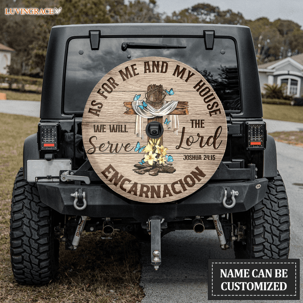 Personalized As For Our House Tire Cover Car Accessories Custom 12Inch