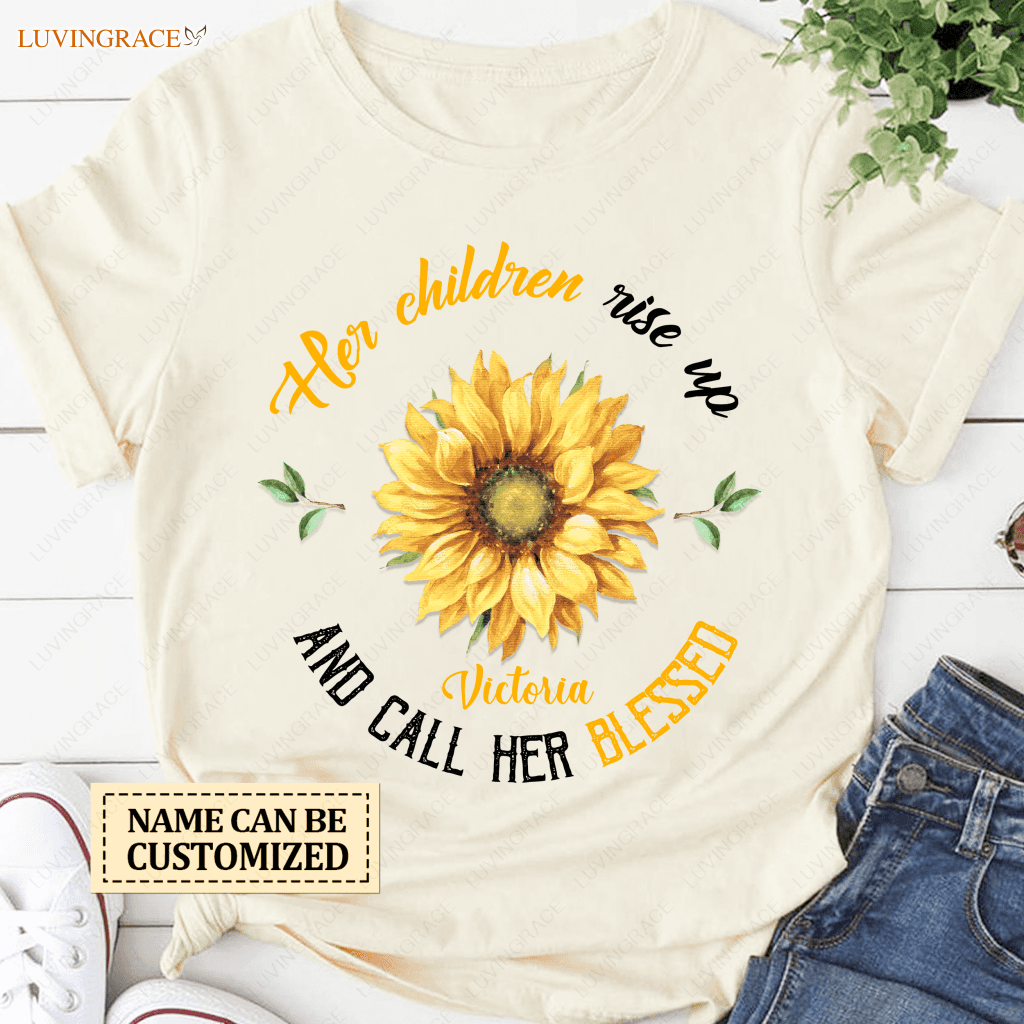 Personalized Call Her Blessed Tshirt Shirt