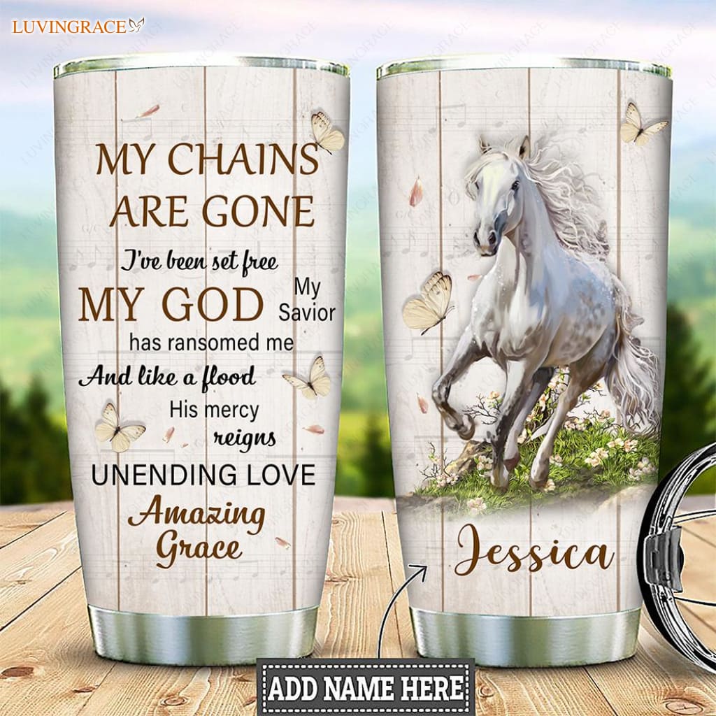 Personalized Horse Chains Are Gone Tumbler Tumbler