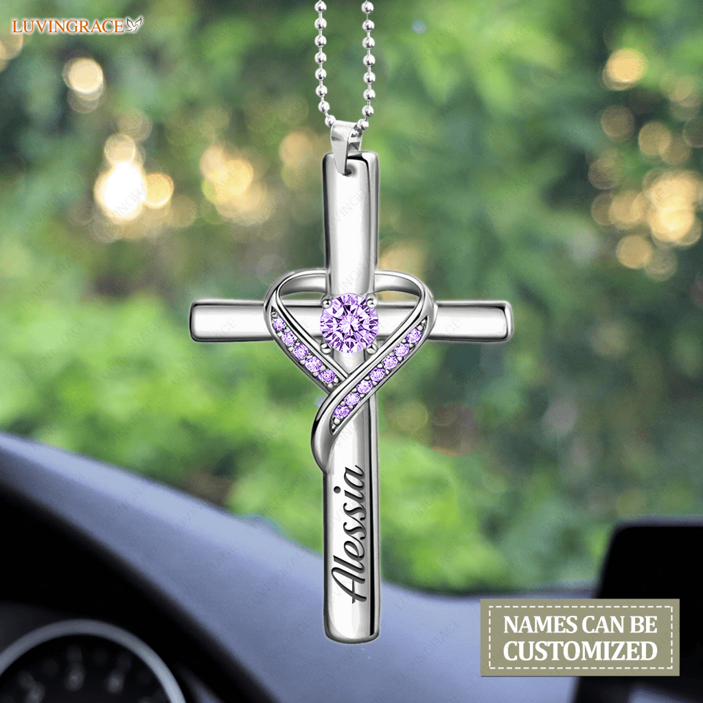 Personalized Jewelry Cross Ornament