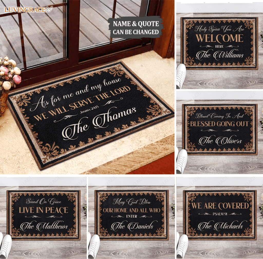 Personalized Monogrammed Family Doormat